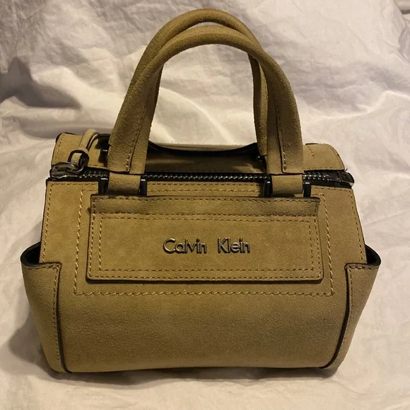 Calvin Klein Suede Purse - Picture 1 of 15